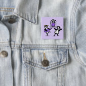 Gestreifte Pinguine Button (Beispiel)