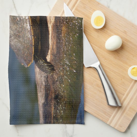 Gestreifte Schildkröte Handtuch (Viertel Falte)