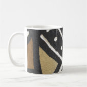 Gestreifte Schlammstoff-Tasse Kaffeetasse (Links)