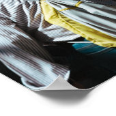 Gestreifte Schritte Poster (Ecke)