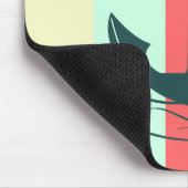 Gestreifte Seeleute Mousepad (Ecke)