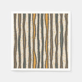 gestreifte Serviette (Vorderseite)