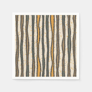 gestreifte Serviette