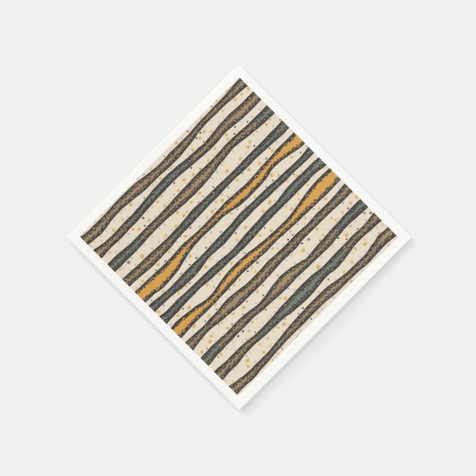 gestreifte Serviette (Ecke)