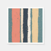 gestreifte Serviette (Vorderseite)