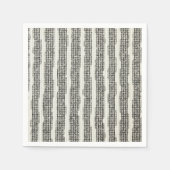 gestreifte Serviette (Vorderseite)