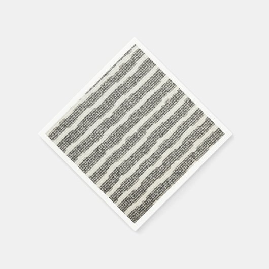 gestreifte Serviette (Ecke)