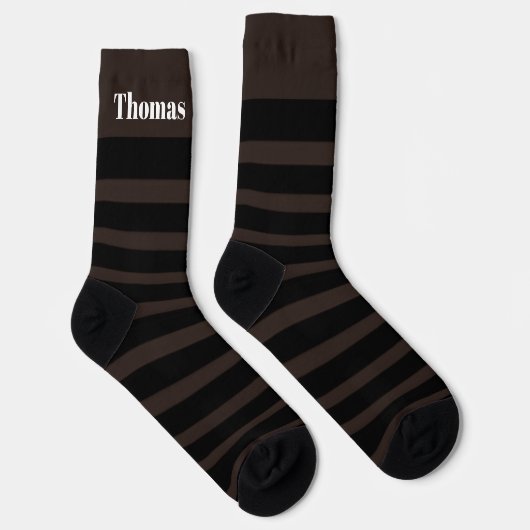 Gestreifte Socken für Männer Crew Socken (Rechts)
