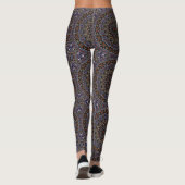 Gestreifte Spiral-Leggings Leggings (Rückseite)