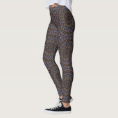 Gestreifte Spiral-Leggings Leggings (Links)