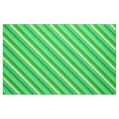 Gestreifte Süßwaren - smaragdgrün und weiß Stoff (Fat Quarter (45,7 x 55,9 cm))