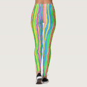 gestreifte Süßwarenfarben Leggings Regenbogen gemu (Rückseite)