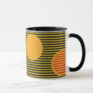 Gestreifte Tasse