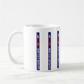 Gestreifte Tasse des das Haus-Dossiers (Links)