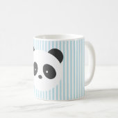 Gestreifte Tasse des Pandas (VorderseiteRechts)