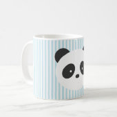 Gestreifte Tasse des Pandas (Vorderseite Links)