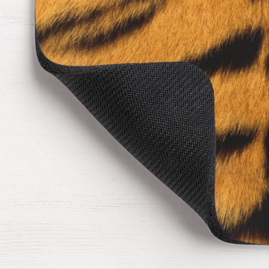 Gestreifte Tiger-Haut Mousepad (Ecke)