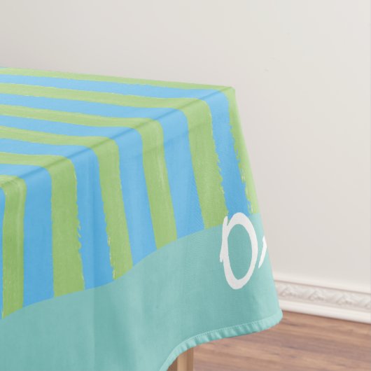 Gestreifte Tischdecke (Beispiel)