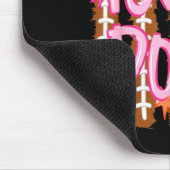 Gestreifte Touchdown-Fußballmutter Herbst-Sport lu Mousepad (Ecke)