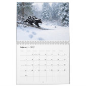 Gestreifte und gefleckte Stinktiere-Kalender Kalender (Feb 2027)