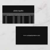 Gestreifte Visitenkarte (Vorne/Hinten)
