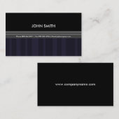 Gestreifte Visitenkarte (Vorne/Hinten)
