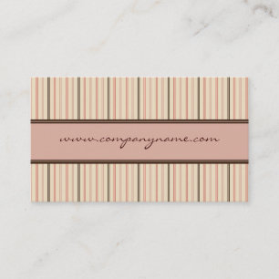 Gestreifte Visitenkarten Visitenkarte