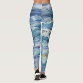 Gestreifte Waves Leggings (Rückseite)