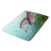 Gestreifter Bass-AtlantikStriper Badematte (Schrägansicht)