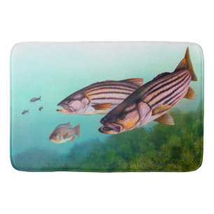 Gestreifter Bass-AtlantikStriper Badematte