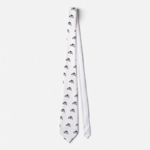 Gestreifter Baß Krawatte