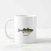 Gestreifter Bass-Logo Kaffeetasse (Links)