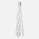 Gestreifter Bass-Logo Krawatte (Vorderseite)