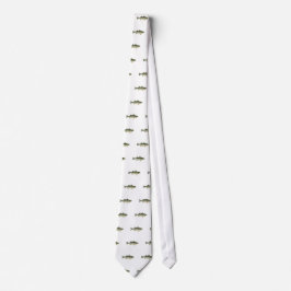 Gestreifter Bass-Logo Krawatte