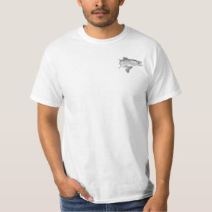 Gestreifter Baß T - Shirt