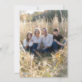 Gestreifter Baum - Grüße der Jahreszeit Feiertagskarte (Rückseite)