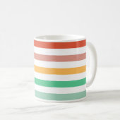 Gestreifter Becher Kaffeetasse (VorderseiteRechts)