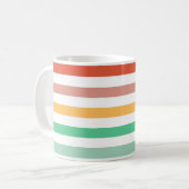 Gestreifter Becher Kaffeetasse (Vorderseite Links)