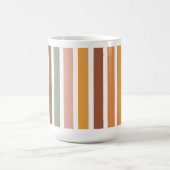 Gestreifter Becher – Retro-Farbenblock-Kaffeetasse Kaffeetasse (Mittel)