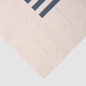 Gestreifter benutzerdefinierter Monogramm-Babyname Seidenpapier (Detail)