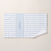 Gestreifter blauer moderner schicker einfacher ben handtuch (Handtuch)