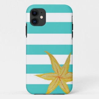 Gestreifter Blumen-Fall Case-Mate iPhone Hülle