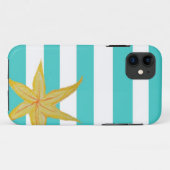 Gestreifter Blumen-Fall Case-Mate iPhone Hülle (Rückseite (Horizontal))