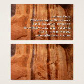 Gestreifter Felsen mit Doppelbogen Alcove II in Zi (Vorne & Hinten)