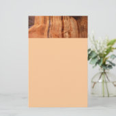 Gestreifter Felsen mit Doppelbogen Alcove II in Zi Briefpapier (Stehend Vorderseite)