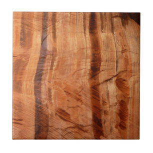 Gestreifter Felsen mit Doppelbogen Alcove II in Zi Fliese