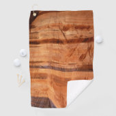 Gestreifter Felsen mit Doppelbogen Alcove II in Zi Golfhandtuch (Insitu)