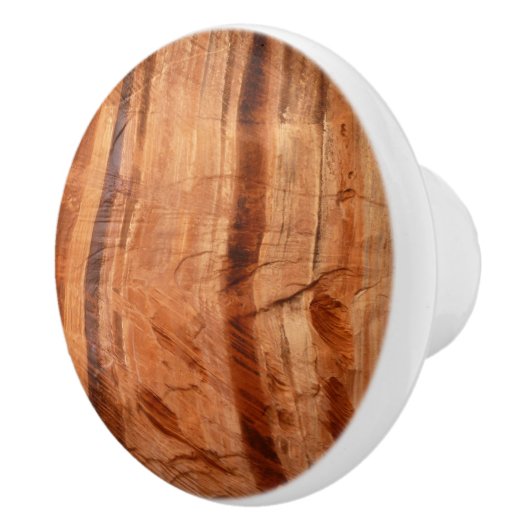 Gestreifter Felsen mit Doppelbogen Alcove II in Zi Keramikknauf (Rechts)