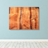 Gestreifter Felsen mit Doppelbogen Alcove II in Zi Leinwanddruck (Insitu (Holzboden))