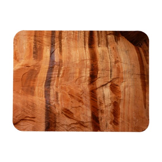 Gestreifter Felsen mit Doppelbogen Alcove II in Zi Magnet (Horizontal)